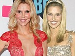 Surgery secrets: Brandi Glanville, pictured here in April, has had a 'liquid nose job', Botox and fillers in her cheeks. She has also had a boob job and 'vaginal rejuvenation' 