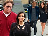 'Kanye just hasn't been around': Bruce Jenner reveals he's only met step-daughter Kim Kardashian's boyfriend ONCE 