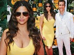 A ray of sunshine! Camila McConaughey shows off amazing post-baby body in low-cut yellow bandage dress for polo event