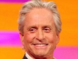 Opening up: Michael Douglas, pictured on the Graham Norton Show last week, has spoken about the causes of his throat cancer