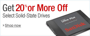 Get 20% or More Off Select Solid State Drives
