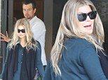 The wholesome life! Pregnant Fergie and husband Josh Duhamel head to church in their Sunday casuals