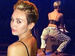 Miley Cyrus twerks on stage at Juicy J gig