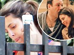 'I treasure my memories with him': Jamie-Lynn Sigler, pictured in LA on Thursday, has paid tribute to her TV father James Gandolfini 
