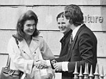 Designer of a bygone era: French designer Jean-Louis Scherrer, a couturier to Jackie Kennedy (pictured here in Paris) and Sophia Loren at the height of his career, has died at age 78