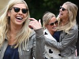 Harry who? A carefree Chelsy Davy arrives at Alnwick today ahead of maid of honour duties - and her Royal ex is also going to the wedding