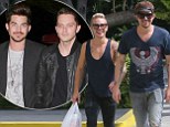 New Glee star Adam Lambert spotted with ex-boyfriend Sauli Koskinen... the night after stepping out with mystery man