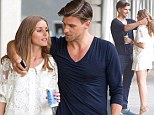 Could they be any cuter? Ridiculously good-looking couple Olivia Palermo and Johannas Huebl have heartfelt moment during romantic stroll 