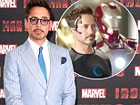 Almost as much cash as Iron Man:! Robert Downey Jr named Hollywood's highest paid actor, earning $75 million in the last year 