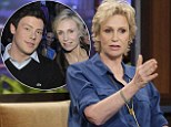 'He didn't leave one day unlived': Glee's Jane Lynch struggles to control her emotions as she remembers 'bright light' Cory Monteith in emotional interview