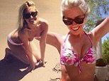 'Party in the USA': The Saturdays' Mollie King shows off her bikini body in candid Instagrams as she escapes to LA