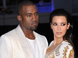 Kanye West and Kim 