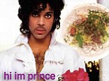 prince and his salad twitter photos