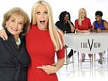 Pictured: Jenny McCarthy larks around with cohosts in her first official photos for The View