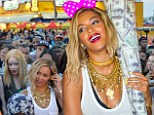 Beyoncmania! Singer is mobbed by fans and brings Coney Island to a standstill as she films new music video