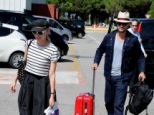 Diane Kruger and Joshua Jackson arriving in Italy for the 70th Venice Film festival