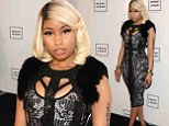 A change of tune! Nicki Minaj leaves behind her inner wild child to be an elegant spectator at the Herve Leger show at New York Fashion Week