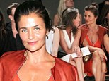 Fancy meeting you here! Supermodels Christy Turlington and Helena Christensen enjoy a catch up in the star studded front row at Edun's NYFW showcase