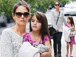 Rest and relaxation! Katie Holmes and Suri Cruise enjoy a girls' day as the tot continues to heal after breaking her arm 