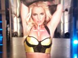 'Work b***h': Britney Spears teases fans with sexy snap from new music video as she hints at new single