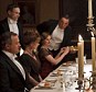 All wrong: The set-up for the dinners on the popular ITV show are incorrect according to Lady Carnarvon of Highclere