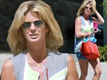 Staying fit, even on her birthday: Supermodel Rachel Hunter turns 44, spends the morning at Pilates