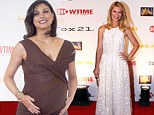 Sugar and spice! Claire Danes is angelic in lace as pregnant Morena Baccarin takes the plunge at Homeland season three premiere
