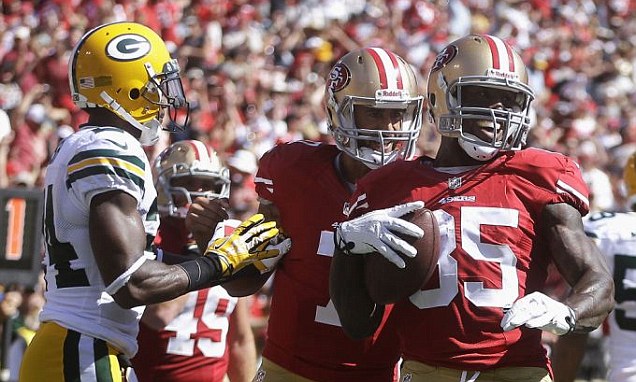 Thriller: San Francisco prevailed 34-28 against Green Bay in a gripping opening-day encounter