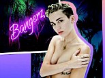 She can't stop and she won't stop! Miley Cyrus gets naked yet again for alternative cover of new album Bangerz