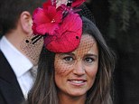 Fragrant: Pippa Middleton extols the virtues of Covent Garden Flower Market, where 'DIY brides' head to pick out homemade bridal bouquets