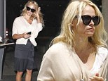 Time for a nap? Pamela Anderson jets into LAX looking exhausted after romantic French getaway with ex husband Rick Salomon