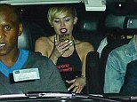 Miley Cyrus wears yet another attention seeking outfit as she heads out in X-rated top