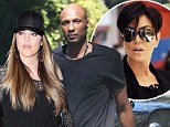 Khloe Kardashian 'prepares divorce papers' for Lamar Odom as mom Kris Jenner says her daughter is staying 'strong'