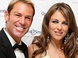 Reunited: Shane Warne and Liz Hurley are rumored to meet up again in London 