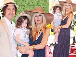 Mad hatters! A pregnant Rachel Zoe and her family don matching hats at fourth annual Veuve Clicquot Polo Classic event
