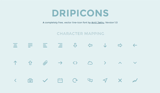 Beautiful, Free And Vector Line (Stroke) Icon Set With Webfont - Dripicons