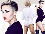 Fashion Magazine photo shoot shows Miley Cyrus looking curvier just one month ago as she displays her new skinnier frame in tiny white shorts during TV appearance
