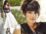 Back to her roots: New Girl star and former model Hannah Simone makes inexpensive winter woollies look a million bucks in new Redbook shoot