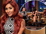 Are you Shore? Billy Crystal doesn't know what to make of Snooki and JWoww as the unlikely trio share Jay Leno's couch