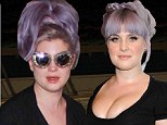 What happened, Kelly? Ms Osbourne sports scruffy ponytail to jet out of LAX after sporting sleek do at Hollywood event 