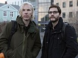 The Fifth Estate with Benedict Cumberbatch as Julian Assange, left, with Daniel Bruhl as Daniel Domscheit-Berg