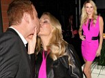 Oh what a night! Brandi Glanville kisses mystery man as she leaves dinner with Kim Richards following a charity event
