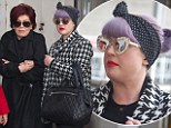 Welcome to London! Kelly and Sharoin Osbourne fight the chilly UK temperatures