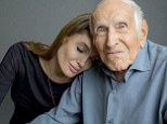 'Human dynamo!' War veteran Louis Zamperini poses with Angelina Jolie in the first image from upcoming movie Unbroken