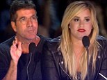 'Shh, Demi the grown-ups are talking!' Simon Cowell scolds Lovato on The X Factor after she questions the strength of couple Alex & Sierra's love