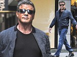 Don't call him a senior citizen! A strapping Sylvester Stallone offers plenty of attitude as he struts down the streets of New York
