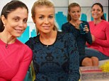 'I nearly peed in my pants!' Bethenny Frankel and Carmen Electra congratulate each other on being make up free on the former's show