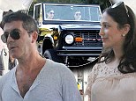 Just your average couple! Simon Cowell and pregnant girlfriend Lauren Silverman share tender moments at lunch and at the grocery store