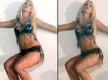 Did trim Britney get help from the airbrush? New before and after pictures appear to show star with slimmer waist and thighs in Work B**** video