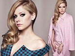 Singer Avril Lavigne goes from grunge to glam in a photo shoot featured in next month's Bellomag 